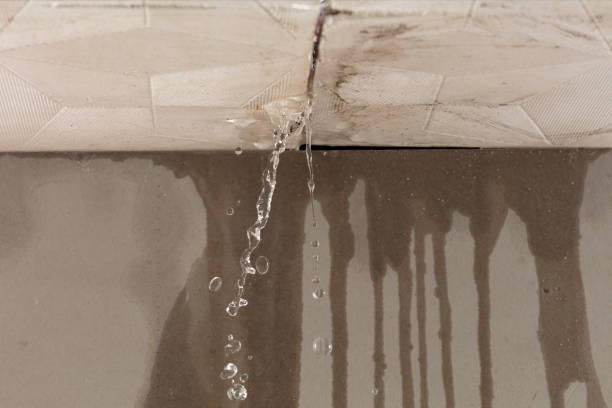 Professional Burst Pipe Cleanup technician working in Strafford, MO